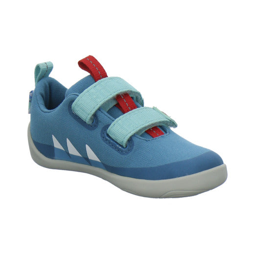 Affenzahn Baumwolle Lucky Halbschuhe Denim - 360° Ansicht