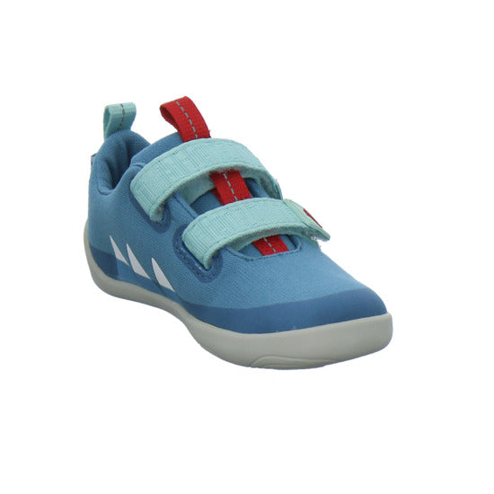 Affenzahn Baumwolle Lucky Halbschuhe Denim - 360° Ansicht