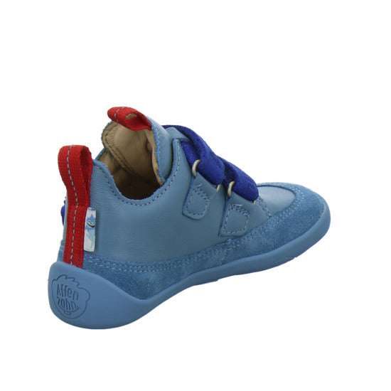 Affenzahn Leder Buddy Halbschuhe Denim - 360° Ansicht