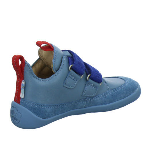 Affenzahn Leder Buddy Halbschuhe Denim - 360° Ansicht