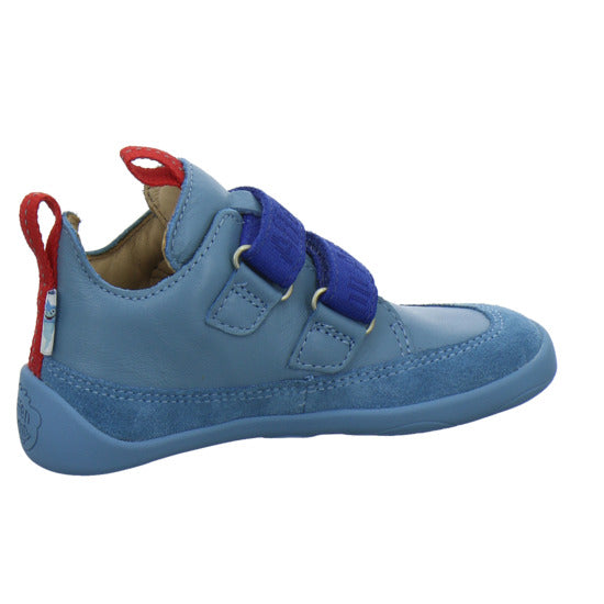 Affenzahn Leder Buddy Halbschuhe Denim - 360° Ansicht