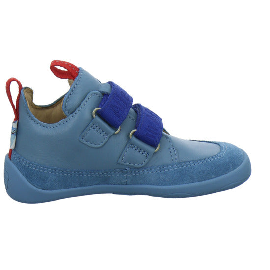 Affenzahn Leder Buddy Halbschuhe Denim - 360° Ansicht