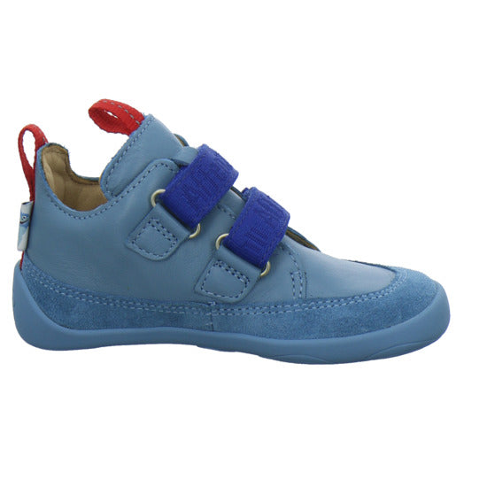 Affenzahn Leder Buddy Halbschuhe Denim - 360° Ansicht