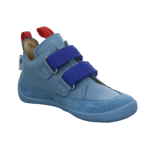 Affenzahn Leder Buddy Halbschuhe Denim - 360° Ansicht