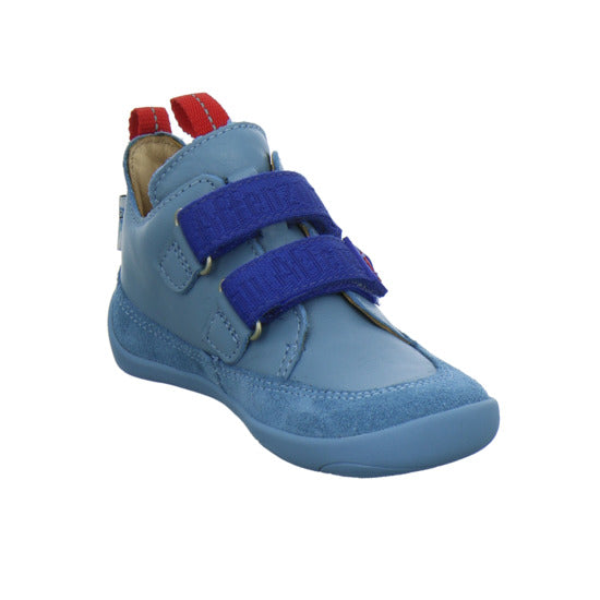 Affenzahn Leder Buddy Halbschuhe Denim - 360° Ansicht