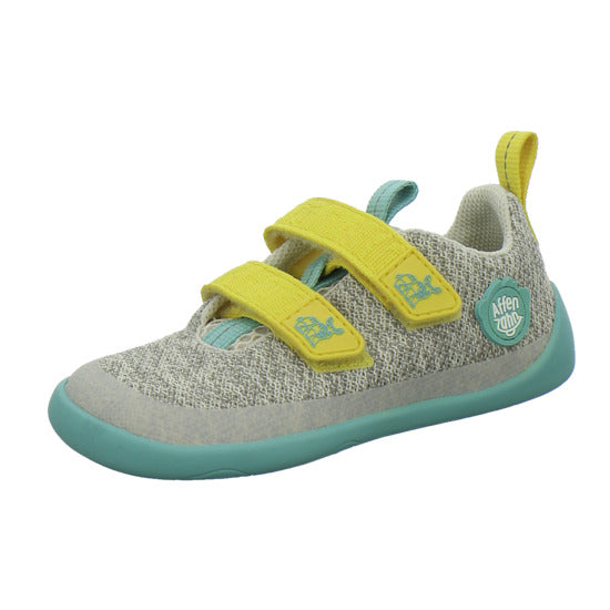 Affenzahn Halbschuhe Jungen Knit Happy Hellgrau