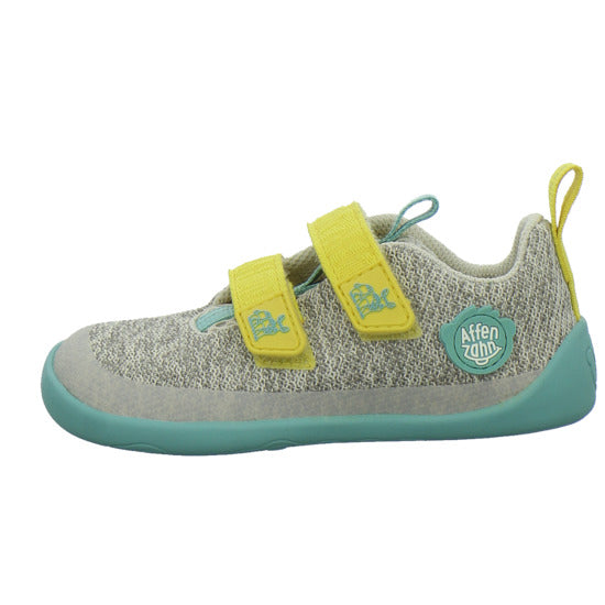 Affenzahn Halbschuhe Jungen Knit Happy Hellgrau