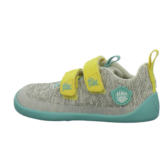 Affenzahn Halbschuhe Jungen Knit Happy Hellgrau