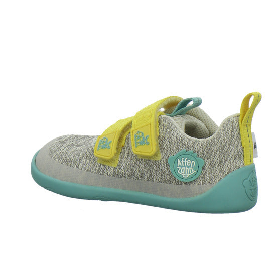 Affenzahn Halbschuhe Jungen Knit Happy Hellgrau