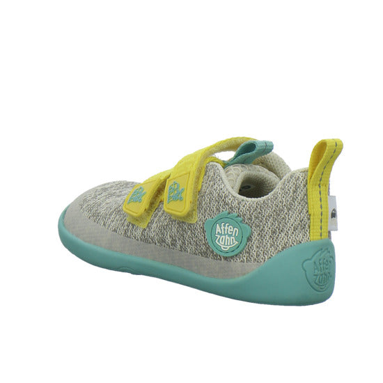Affenzahn Halbschuhe Jungen Knit Happy Hellgrau