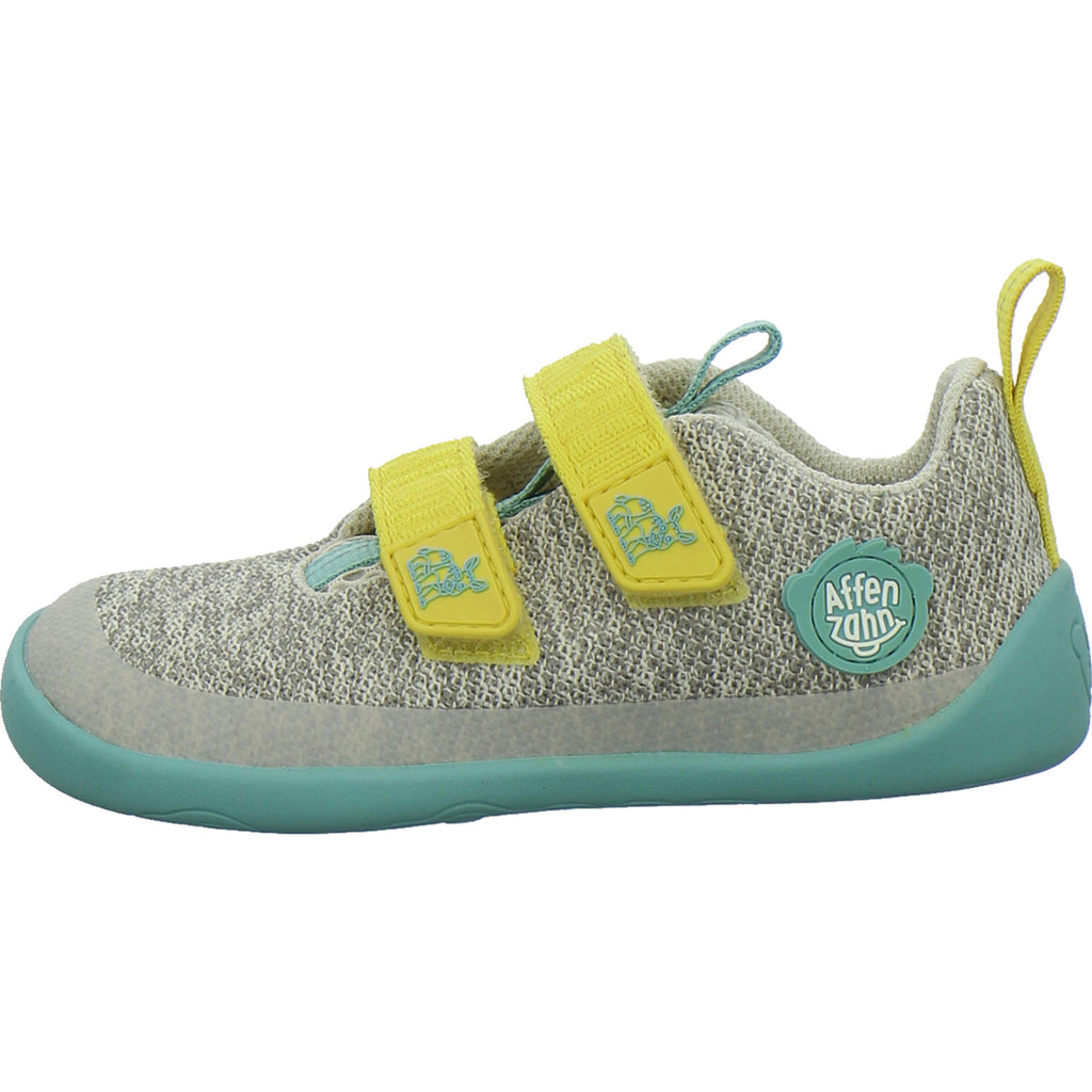 Affenzahn Halbschuhe Jungen Knit Happy Hellgrau