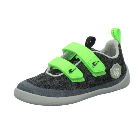 Affenzahn Knit Happy Halbschuhe Grau-kombi - 360° Ansicht