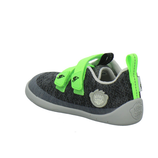 Affenzahn Knit Happy Halbschuhe Grau-kombi - 360° Ansicht