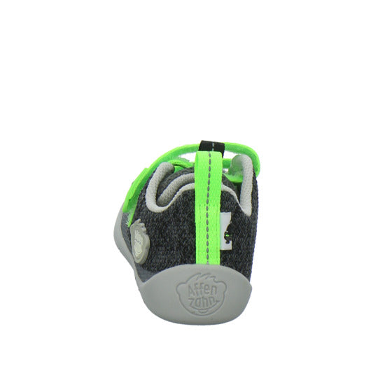 Affenzahn Knit Happy Halbschuhe Grau-kombi - 360° Ansicht
