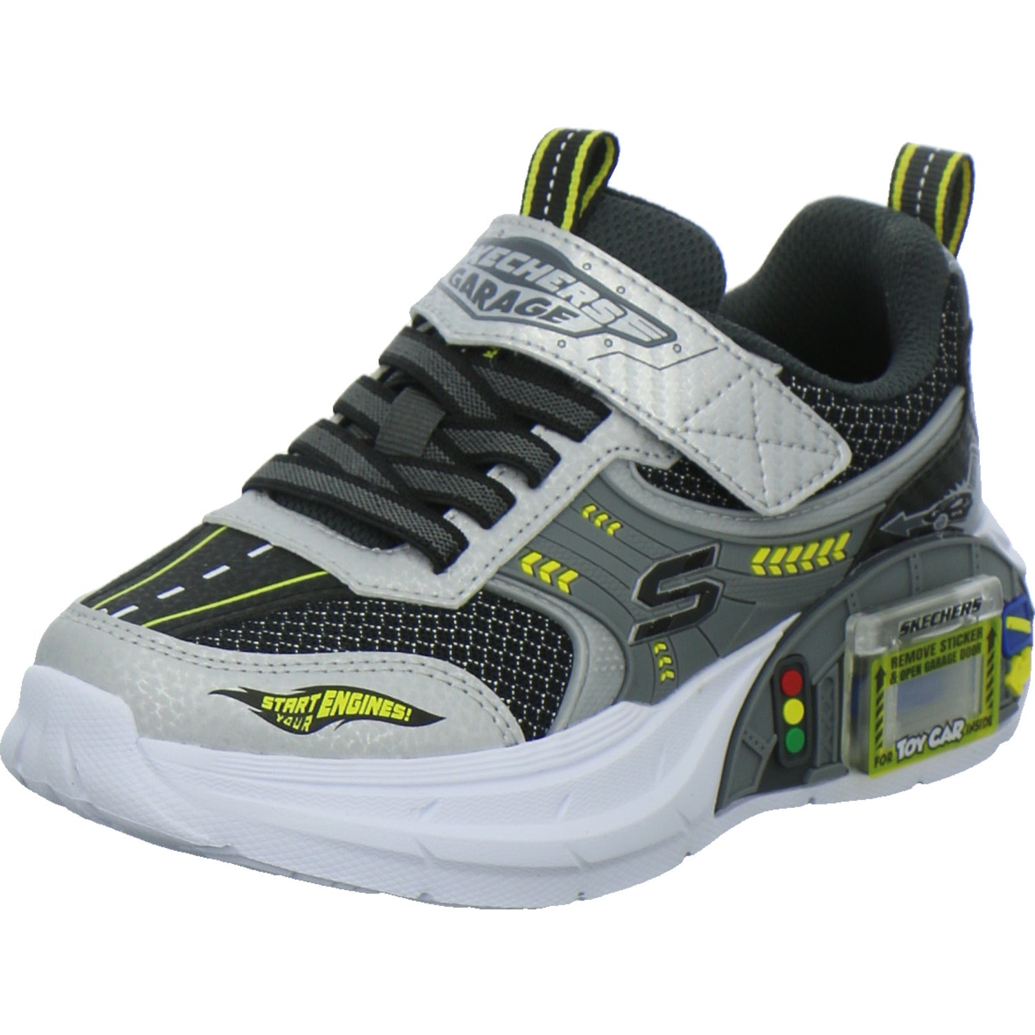 Skechers Halbschuhe Jungen GARAGE Grau-kombi