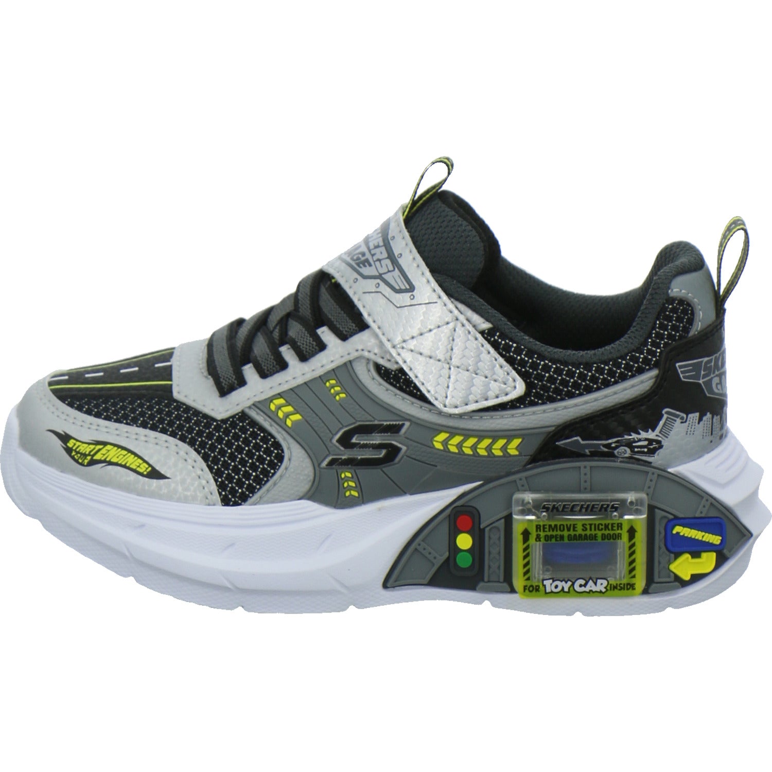 Skechers Halbschuhe Jungen GARAGE Grau-kombi