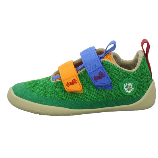 Affenzahn Knit Happy Halbschuhe grün - 360° Ansicht