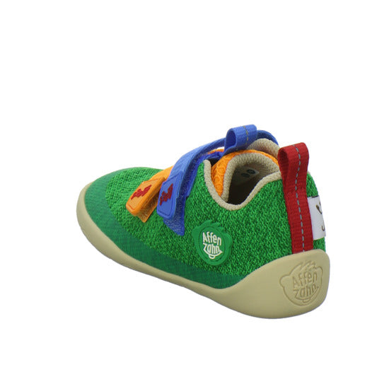 Affenzahn Knit Happy Halbschuhe grün - 360° Ansicht