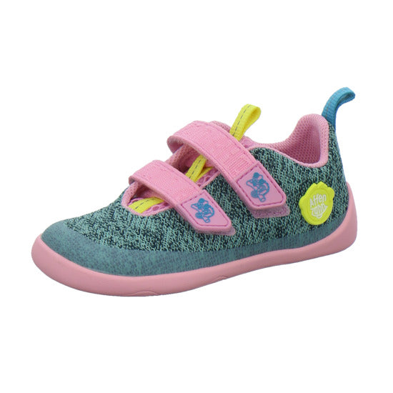 Affenzahn Halbschuhe Jungen Knit Happy grün