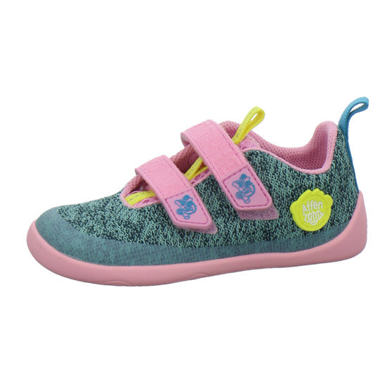 Affenzahn Halbschuhe Jungen Knit Happy grün