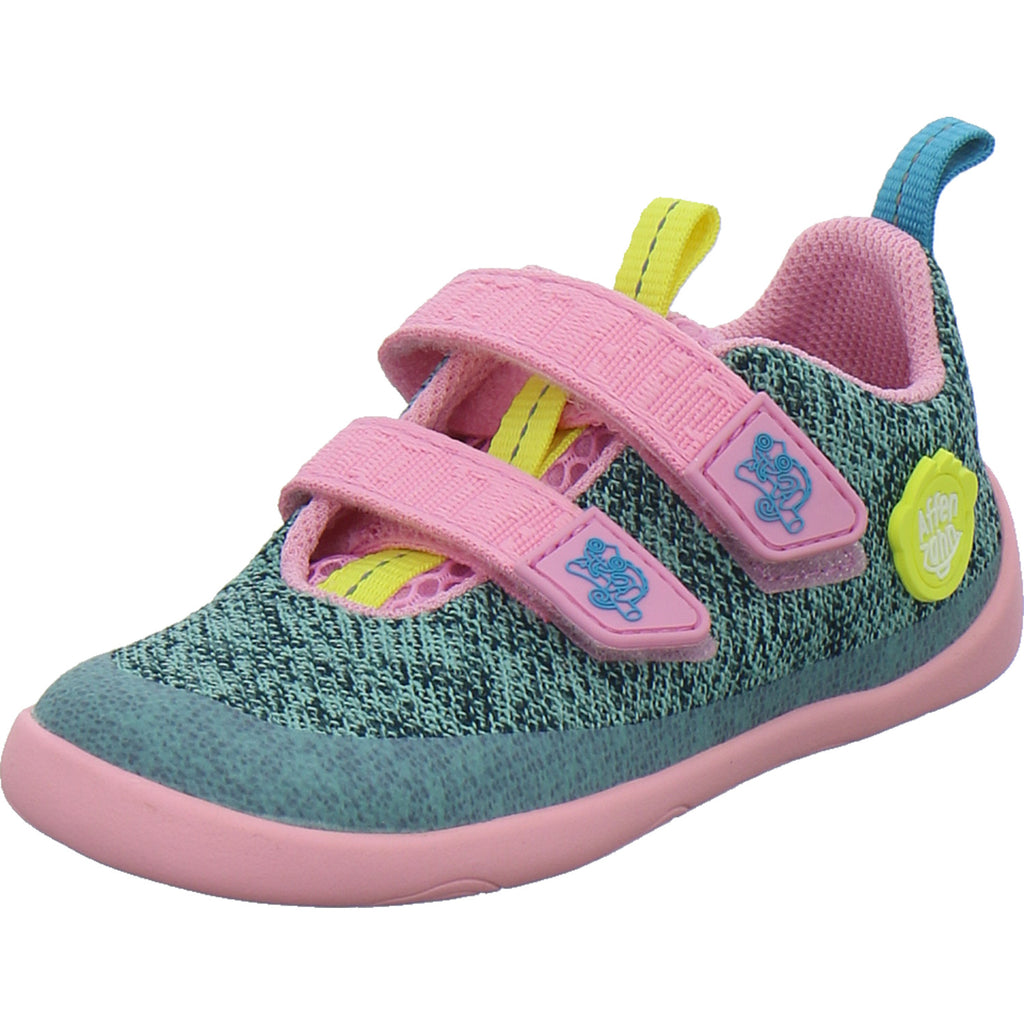 Affenzahn Halbschuhe Jungen Knit Happy grün