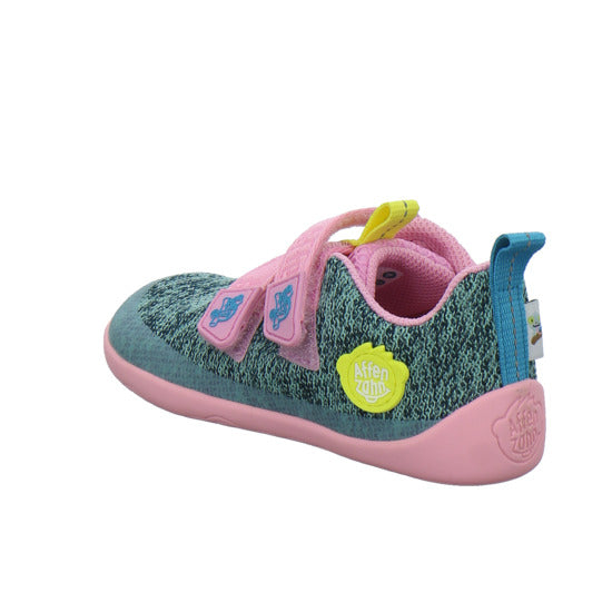 Affenzahn Halbschuhe Jungen Knit Happy grün