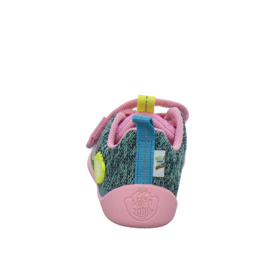 Affenzahn Halbschuhe Jungen Knit Happy grün