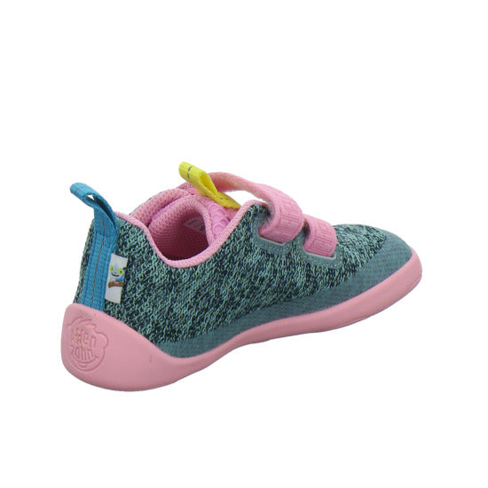 Affenzahn Halbschuhe Jungen Knit Happy grün