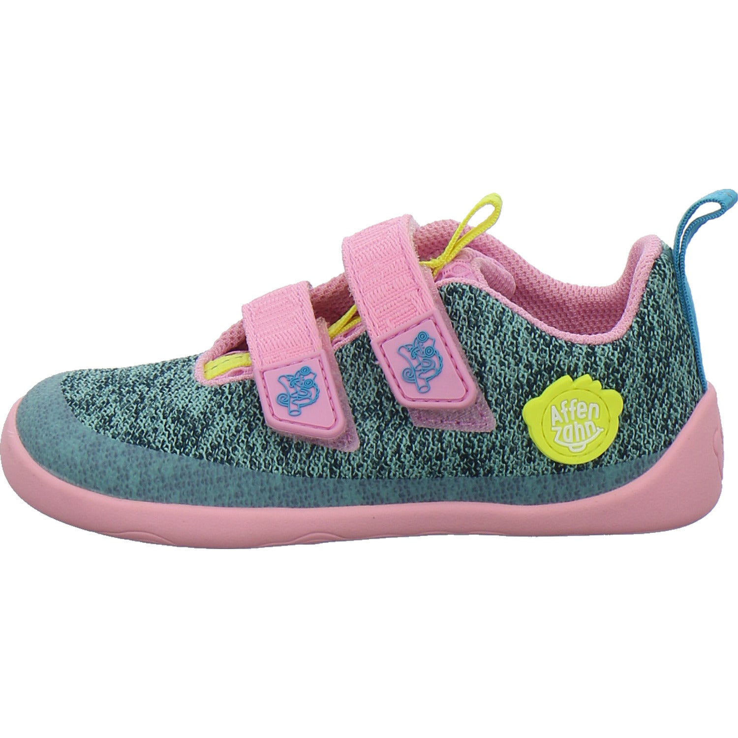 Affenzahn Halbschuhe Jungen Knit Happy grün