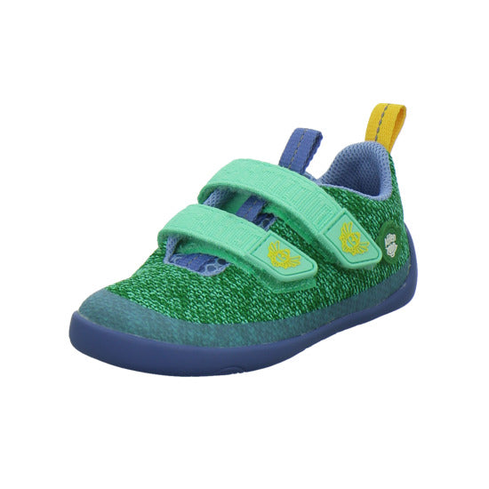 Affenzahn Halbschuhe Jungen Knit Happy grün