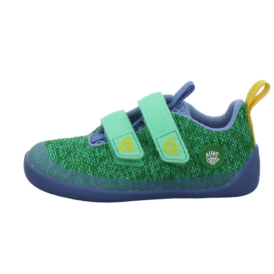 Affenzahn Halbschuhe Jungen Knit Happy grün