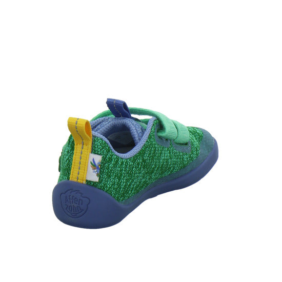 Affenzahn Halbschuhe Jungen Knit Happy grün