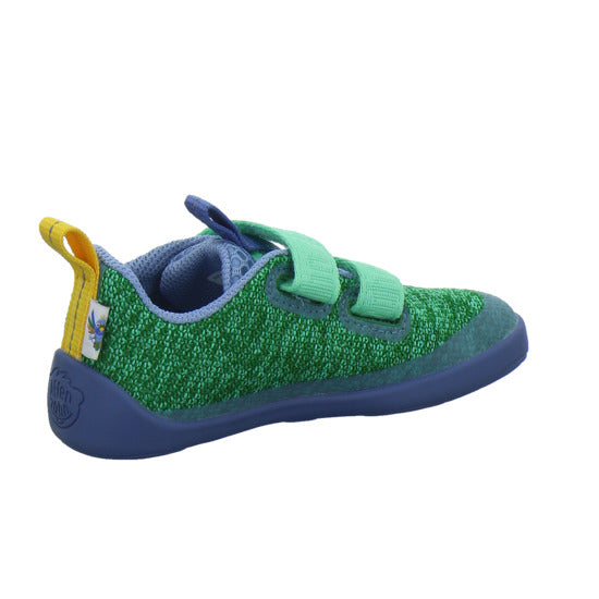 Affenzahn Halbschuhe Jungen Knit Happy grün