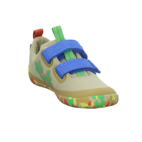 Affenzahn Halbschuhe Jungen Baumwolle Lucky Beige-kombi