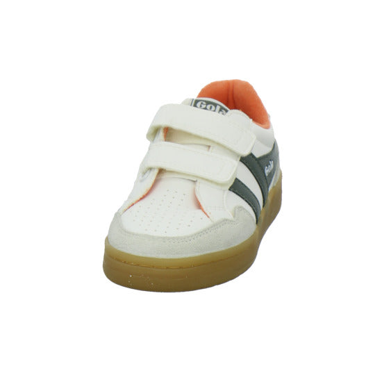 Gola Halbschuhe Jungen Eagle Strap Weiß-kombi