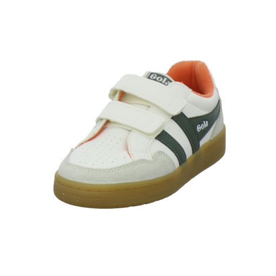 Gola Halbschuhe Jungen Eagle Strap Weiß-kombi