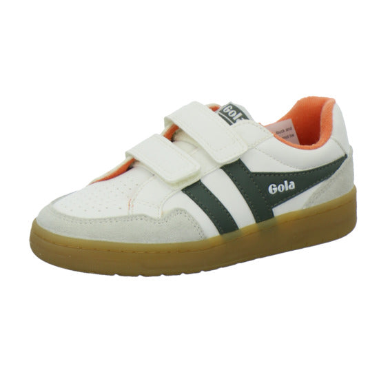 Gola Halbschuhe Jungen Eagle Strap Weiß-kombi
