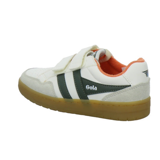 Gola Halbschuhe Jungen Eagle Strap Weiß-kombi