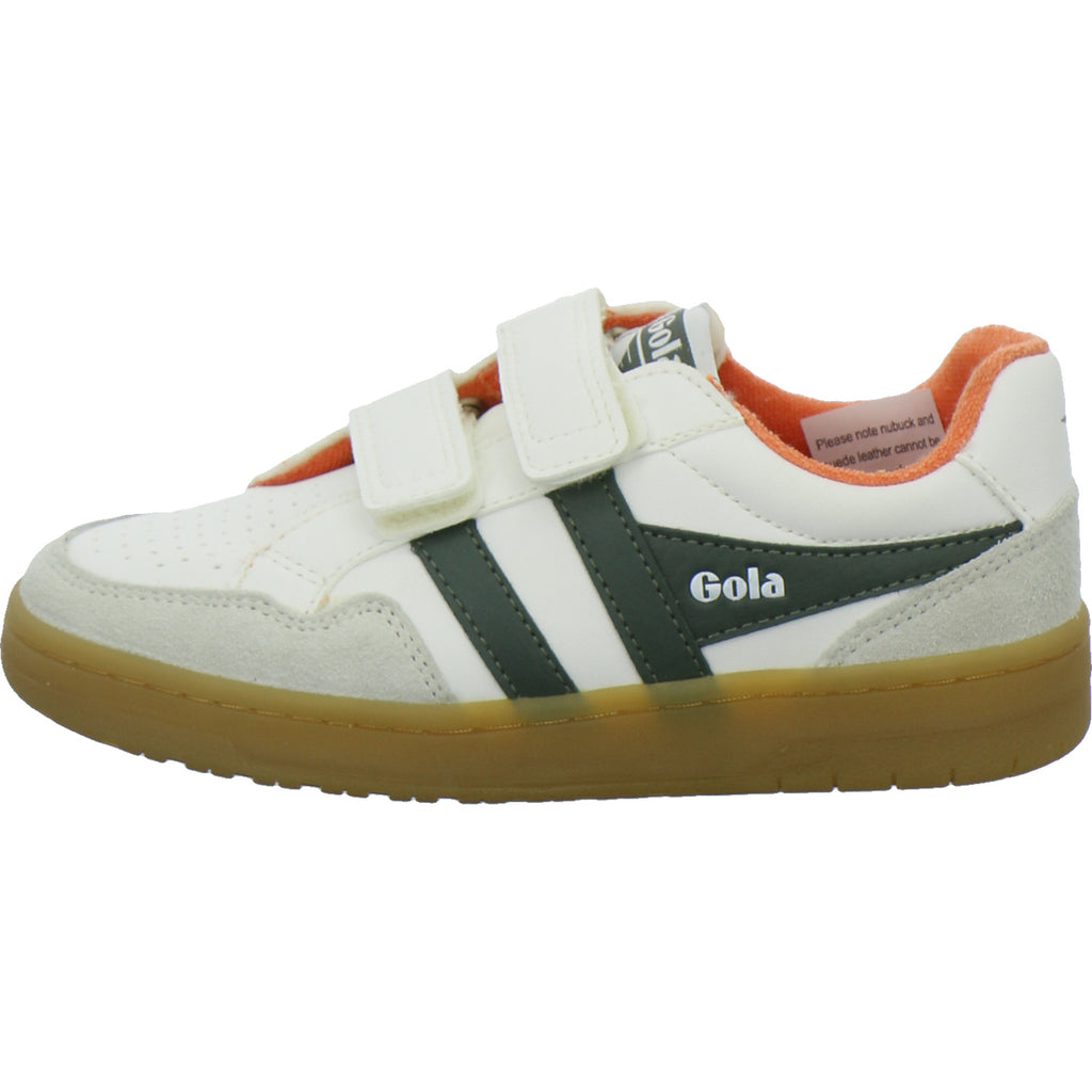 Gola Halbschuhe Jungen Eagle Strap Weiß-kombi