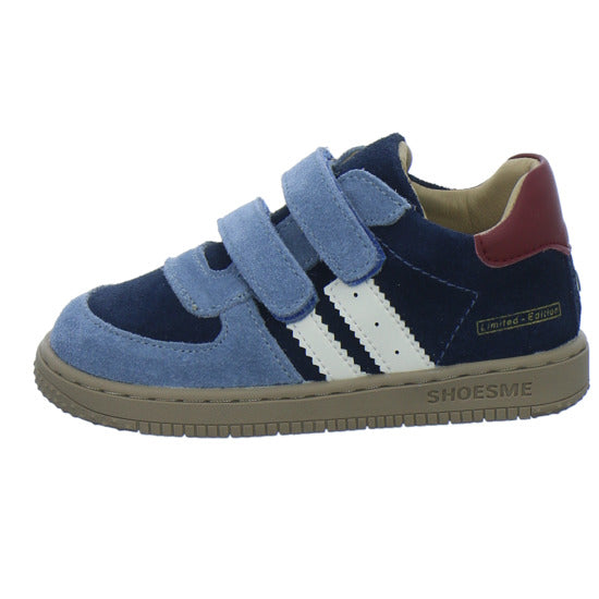 Shoesme Stiefel ungefüttert Blau-kombi