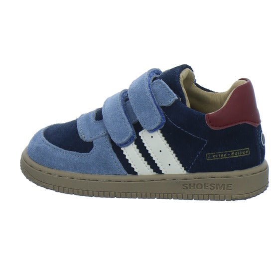 Shoesme Stiefel ungefüttert Blau-kombi