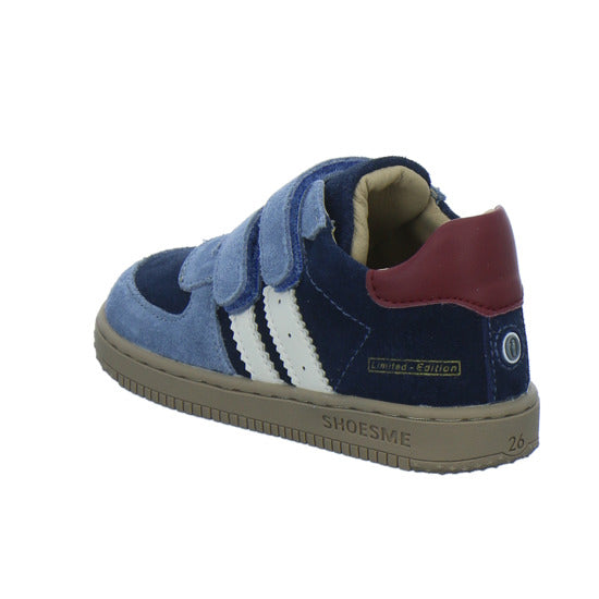 Shoesme Stiefel ungefüttert Blau-kombi