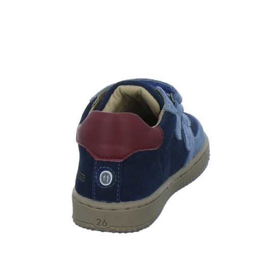 Shoesme Stiefel ungefüttert Blau-kombi