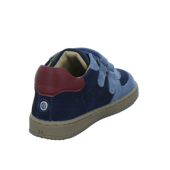 Shoesme Stiefel ungefüttert Blau-kombi