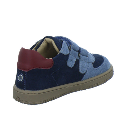 Shoesme Stiefel ungefüttert Blau-kombi