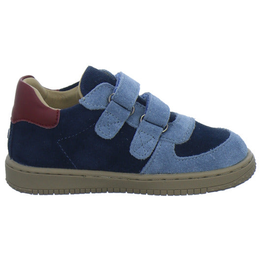 Shoesme Stiefel ungefüttert Blau-kombi