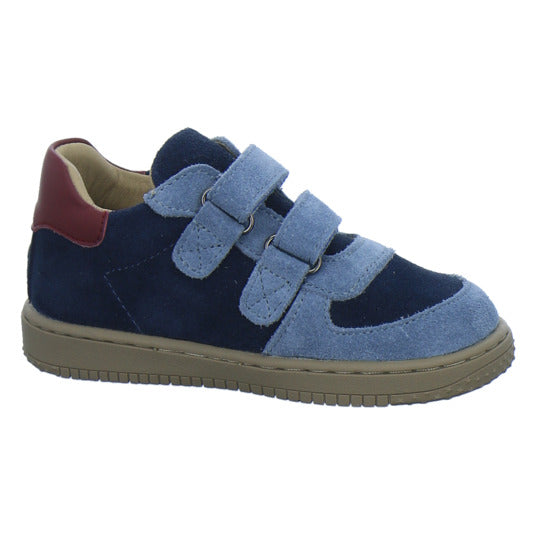 Shoesme Stiefel ungefüttert Blau-kombi
