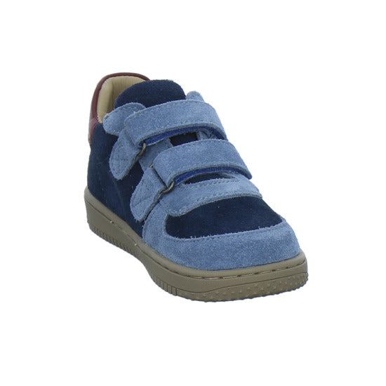 Shoesme Stiefel ungefüttert Blau-kombi