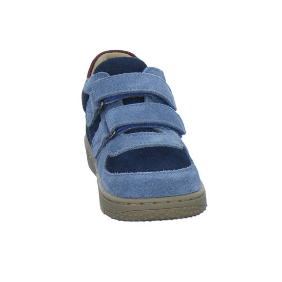 Shoesme Stiefel ungefüttert Blau-kombi