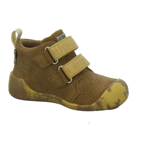 Affenzahn Leder Talky Stiefel ungefüttert Braun-kombi